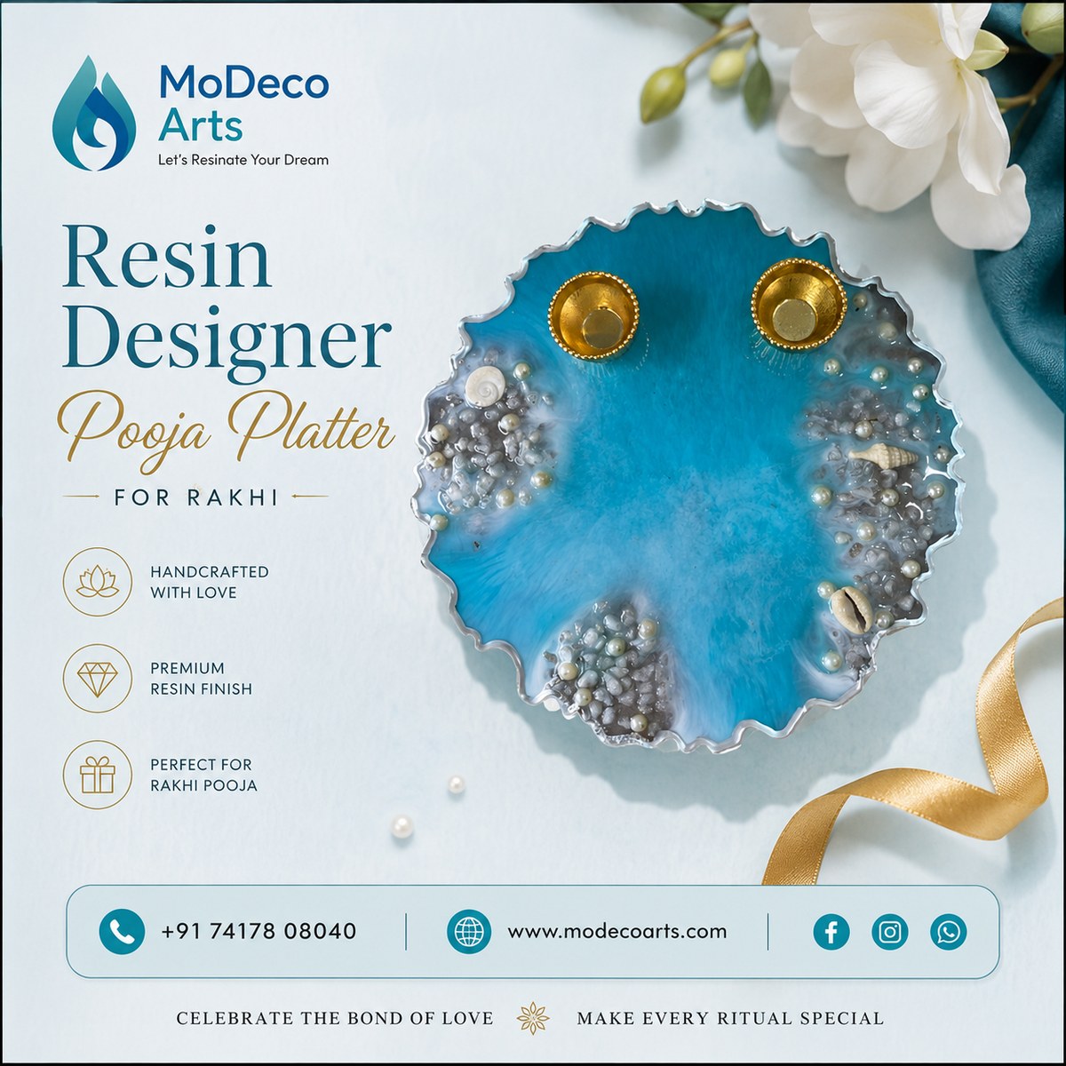 REsin designer Pooja Platter