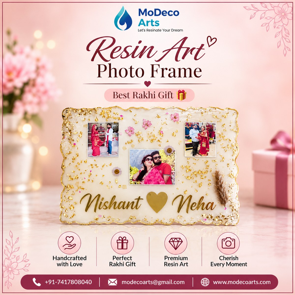 Resin Art Photo Frame