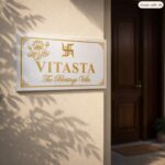 Villa Granite Nameplate