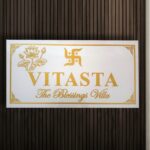 Villa Granite Nameplate 3