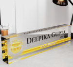 Acrylic Desk Nameplate For Govt. Official 1