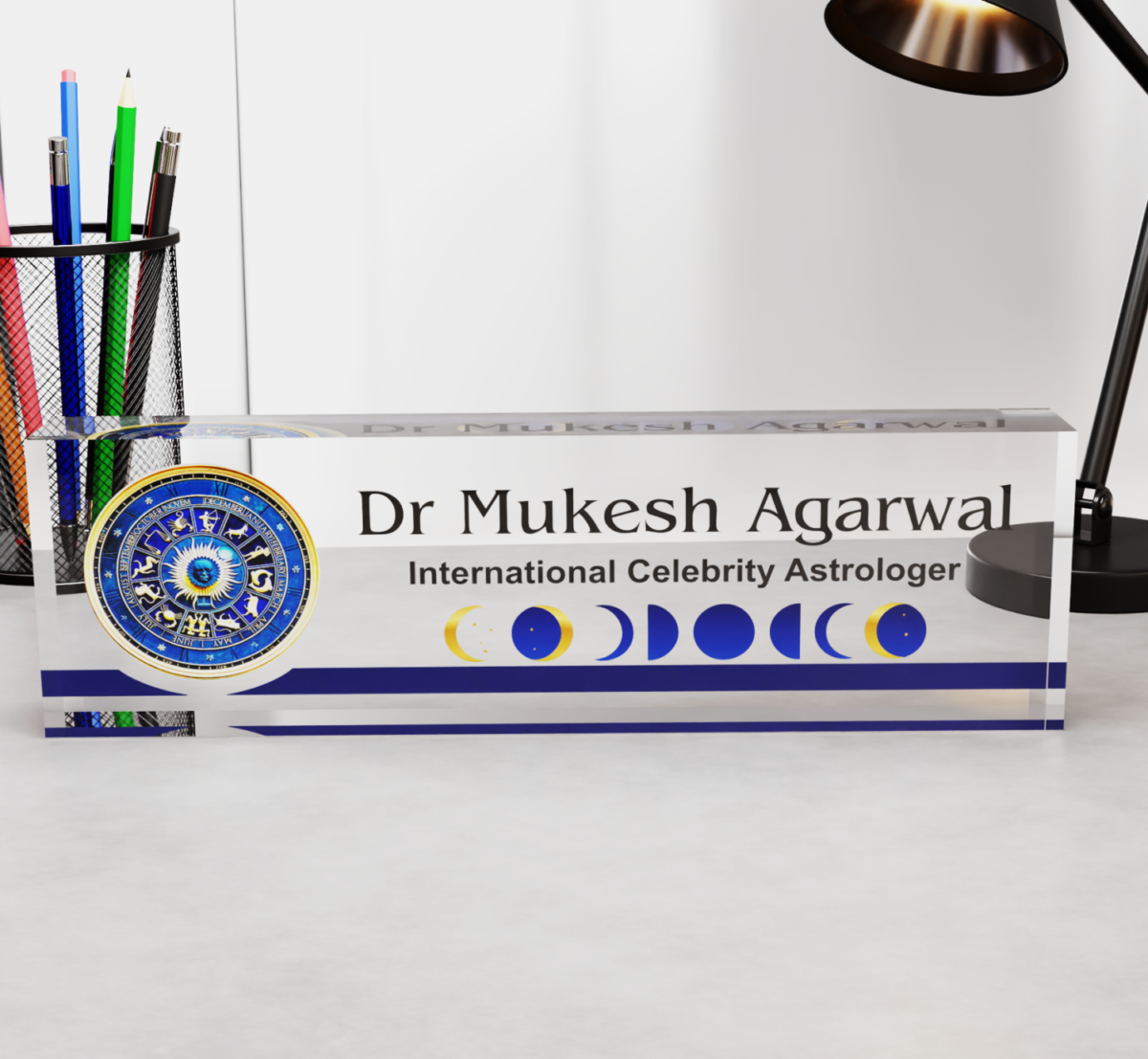 Acrylic Numberplate Acrylic Desk Nameplate Desk Nameplate Professional Nameplate