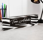 Acrylic Desk Nameplate for Fitness Consultant 1