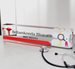 Acrylic Desk Nameplate for Orthopedic Doctor 1