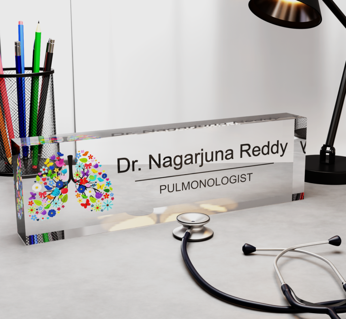Acrylic Numberplate Acrylic Desk Nameplate Desk Nameplate Professional Nameplate Doctor Desk Nameplate