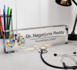Acrylic Numberplate Acrylic Desk Nameplate Desk Nameplate Professional Nameplate Doctor Desk Nameplate
