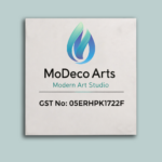 Acrylic GST Nameplate with Office Logo 1