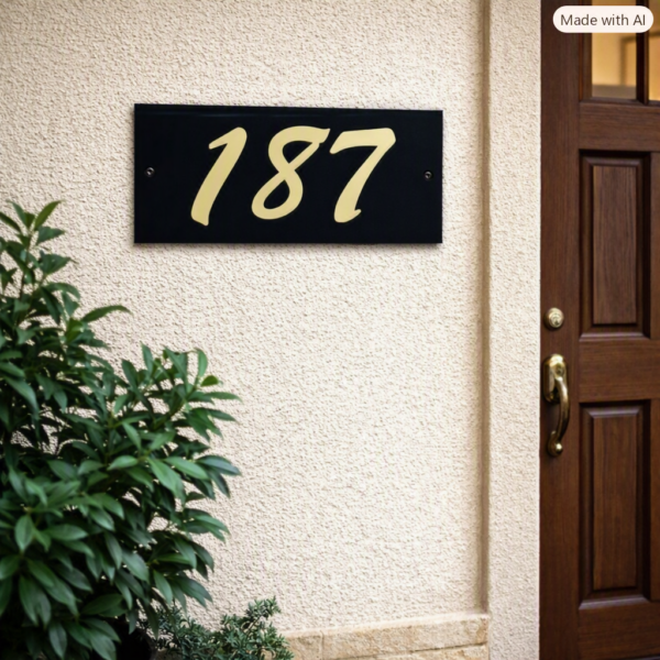 Acrylic Nameplate Premium Nameplate House Nameplate Durable Nameplate Waterproof Nameplate Trendy Nameplate Decorative Nameplate Acrylic House Nameplate