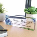 Acrylic Professional Obstetrician and Gynaecologist Desk Nameplate