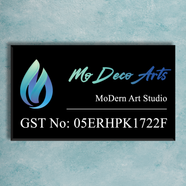 GST Numberplate GST Nameplate GST Sign GST Acrylic Nameplate GST Acrylic Numberplate Office Nameplate Office Numberplate