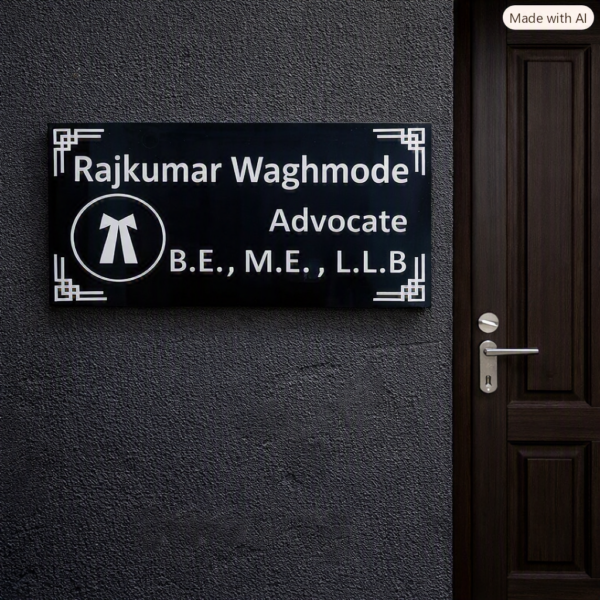 Acrylic Nameplate Premium Nameplate House Nameplate Durable Nameplate Waterproof Nameplate Trendy Nameplate Decorative Nameplate Acrylic House Nameplate