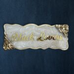 Black Lovers Shop Desk Nameplate 1