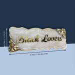 Black Lovers Shop Desk Nameplate 2