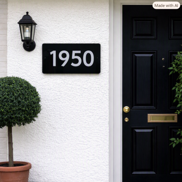 Acrylic Nameplate Premium Nameplate House Nameplate Durable Nameplate Waterproof Nameplate Trendy Nameplate Decorative Nameplate Acrylic House Nameplate