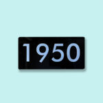 Black and White Acrylic House Numberplate