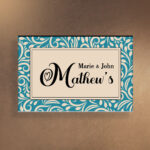Acrylic Nameplate House Nameplate Acrylic Uv Print Nameplate Premium Nameplates Trendy Nameplate