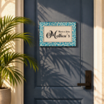 Acrylic Nameplate House Nameplate Acrylic Uv Print Nameplate Premium Nameplates Trendy Nameplate