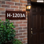 Acrylic Nameplate Premium Nameplate House Nameplate Durable Nameplate Waterproof Nameplate Trendy Nameplate Decorative Nameplate Acrylic House Nameplate