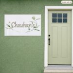 Chauhans White Acrylic Nameplate 1