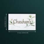 Chauhans White Acrylic Nameplate 2