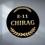 Chirag Black LED Acrylic Nameplate 1