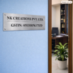 Company GSTIN Numberplate in Stainless Steel 1