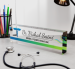 Acrylic Nameplate Acrylic Desk Nameplate Desk Nameplate Professional Nameplate Doctor Desk Nameplate