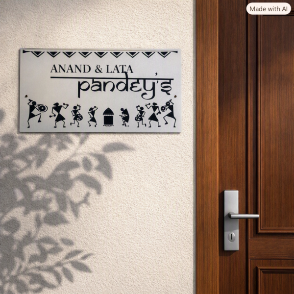 Metal Nameplate Stainless Steel Nameplate Durable Nameplate Durable Nameplate Waterproof Nameplate Trendy Nameplate Decorative Nameplate Metal House Nameplate