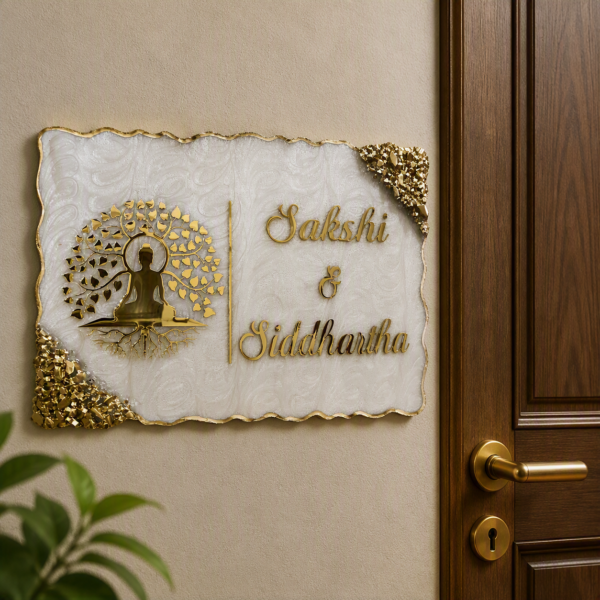 Resin Nameplate Epoxy Nameplate Resin Art Nameplate Durable Nameplate Resin Nameplate for Home Epoxy Nameplate for Home Premium Nameplate for Home