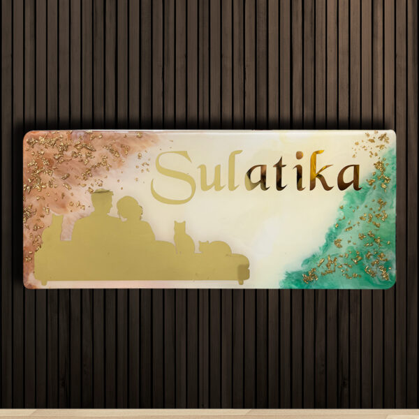 Resin Nameplate Epoxy Nameplate Premium Nameplates Trendy Nameplates Customized Resin Nameplates Customized Resin Nameplate for Home Nameplate For Home Indian Flag Nameplates