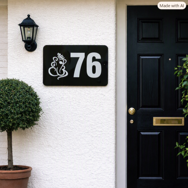 Acrylic Nameplate Premium Nameplate House Nameplate Durable Nameplate Waterproof Nameplate Trendy Nameplate Decorative Nameplate Acrylic House Nameplate