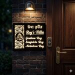 Acrylic Nameplate PremiumNameplate House Nameplate Durable Nameplate Waterproof Nameplate Decorative Nameplate Acrylic House Nameplate