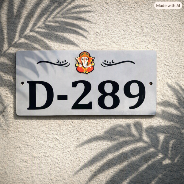 Stainless steel numberplate house numberplate customized house numberplate best numberplate metal numberplate Office numberplate