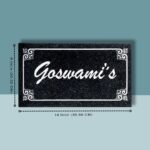 Marble Nameplate Granite Nameplate Stone Nameplate House Nameplate Granite Nameplate for House Black Nameplate in Granite Stone Nameplate for home