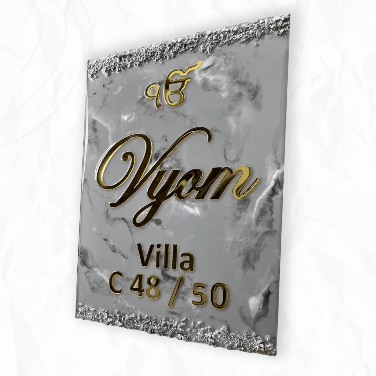 Resin Nameplate Epoxy Nameplate Resin Art Nameplate Durable Nameplate Resin Nameplate for Home Epoxy Nameplate for Home Premium Nameplate for Home Ganesha Nameplate Premium Nameplate Rectangle Nameplate