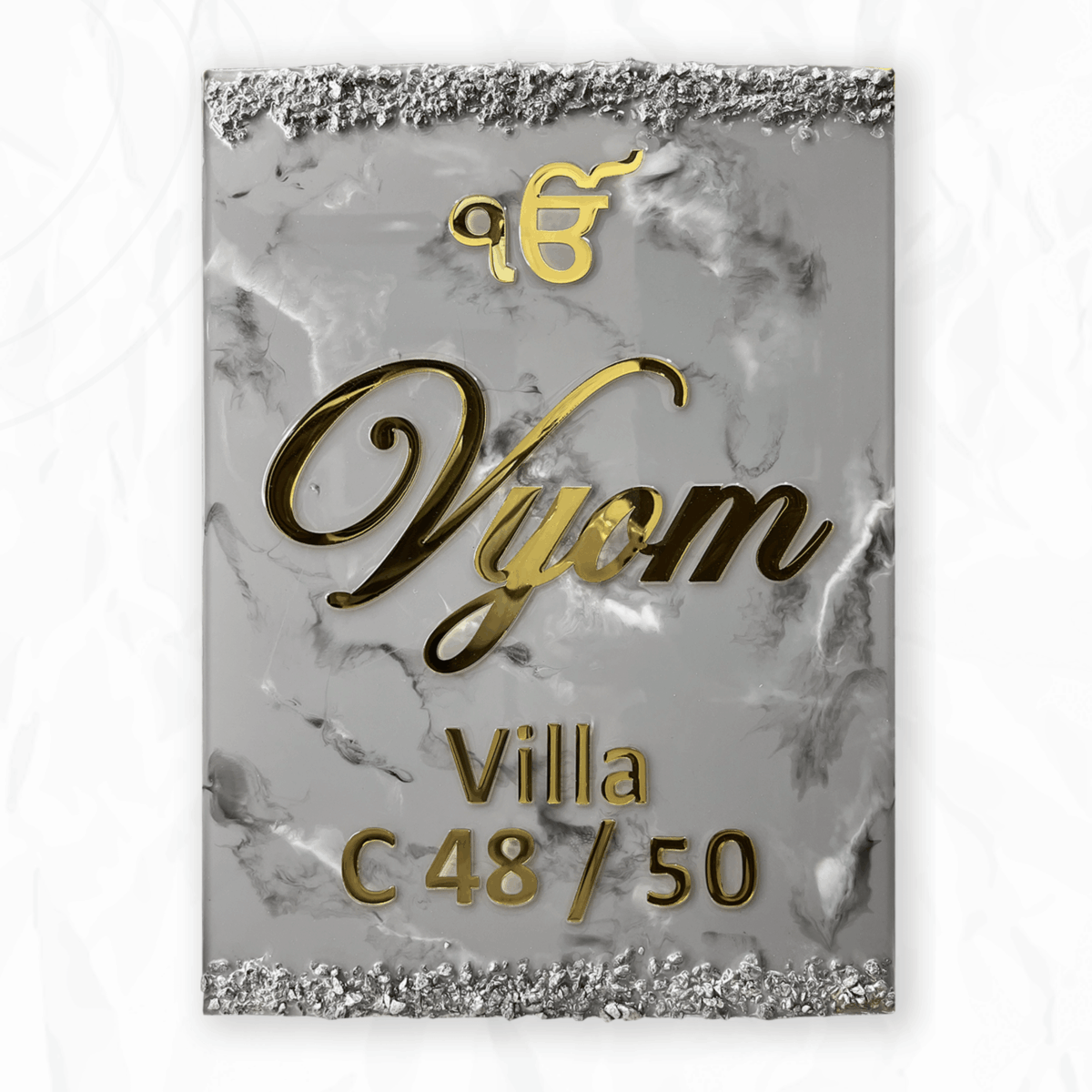 Resin Nameplate Epoxy Nameplate Resin Art Nameplate Durable Nameplate Resin Nameplate for Home Epoxy Nameplate for Home Premium Nameplate for Home Ganesha Nameplate Premium Nameplate Rectangle Nameplate