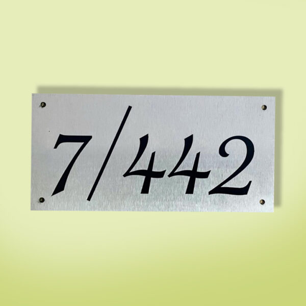 Metal Nameplate Stainless Steel Nameplate Durable Nameplate Durable Nameplate Waterproof Nameplate Trendy Nameplate Decorative Nameplate Metal House Nameplate