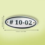 House Numberplate In Stainless Steel 3