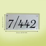 House Numberplate In Stainless Steel 3
