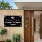House of Prosperity Lotus Name Plate 1
