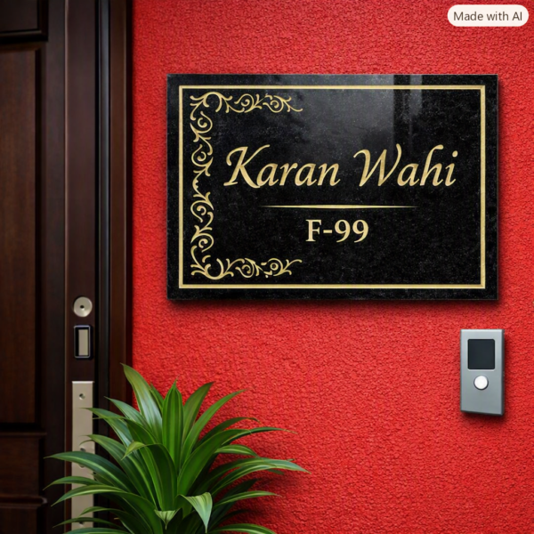 Marble nameplate Stone Nameplate Granite Nameplate Premium nameplate White Nameplate White Nameplate Waterproof Nameplate Premium Nameplate Trendy Nameplate Decorative Nameplate