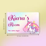 Kiara’s Acrylic Uv Printed Kids Room Nameplate 3