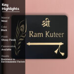 Metal Nameplate Stainless Steel Nameplate Durable Nameplate Durable Nameplate Waterproof Nameplate Trendy Nameplate Decorative Nameplate Metal House Nameplate