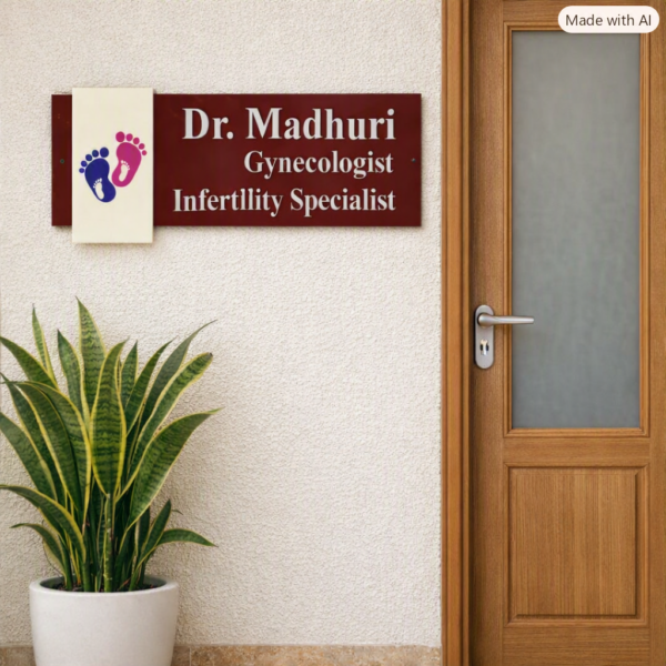 Acrylic Nameplate Premium Nameplate House Nameplate Durable Nameplate Waterproof Nameplate Trendy Nameplate Decorative Nameplate Acrylic House Nameplate