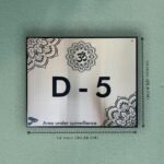 Metal Nameplate Stainless Steel Nameplate Durable Nameplate Durable Nameplate Waterproof Nameplate Trendy Nameplate Decorative Nameplate Metal House Nameplate