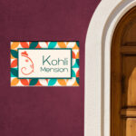 Acrylic Nameplate House Nameplate Acrylic Uv Print Nameplate Premium Nameplates Trendy Nameplate