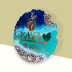 Resin Nameplate Epoxy Nameplate Premium Nmeplates Trendy Nameplates Decorative Nameplates Customized Resin Nameplates Customized Resin Nameplate for Home House Entrance Nameplates Ocean Theme Nameplates Radha Krishna Nameplates