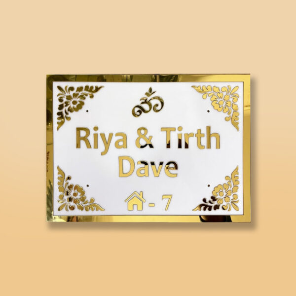 Acrylic Nameplate Premium Nameplate House Nameplate Durable Nameplate Waterproof Nameplate Trendy Nameplate Decorative Nameplate Acrylic House Nameplate