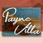 Resin Nameplates Epoxy nameplate House Nameplate Home Decor Nameplate for Home Trendy Nameplate Premium Nameplate