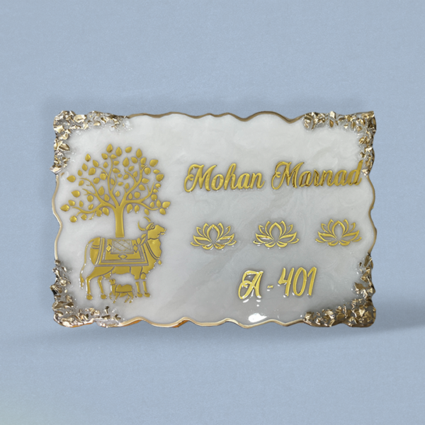 Resin Nameplate Epoxy Nameplate Resin Art Nameplate Durable Nameplate Resin Nameplate for Home Epoxy Nameplate for Home Premium Nameplate for Home